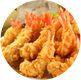 Golden Fried Prawns